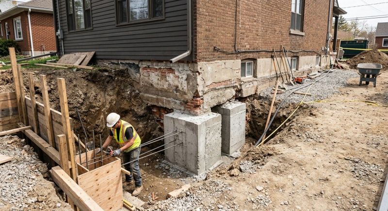 Structural Underpinning in Portage County, OH