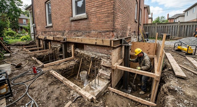 Structural Underpinning in Portage County, OH