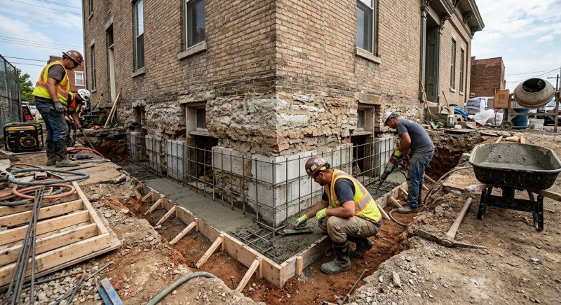Underpinning Repair in Portage County, OH